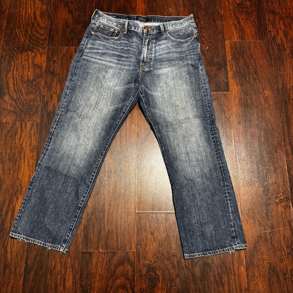 Lucky Brand Jeans 181 Relaxed Straight Men's Classic Blue Jeans 36 X 30 - Picture 1 of 12